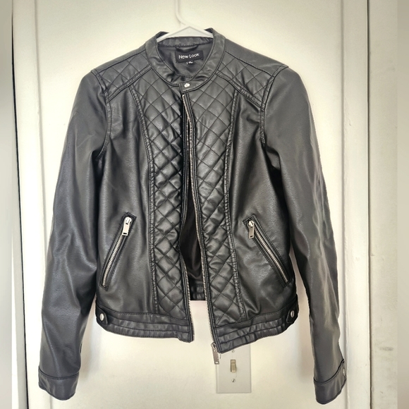New Look Jackets & Blazers - Woman Small Faux Leather Jacket